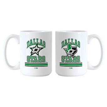 Dallas Stars 15oz. Current & Throwback Mug Set