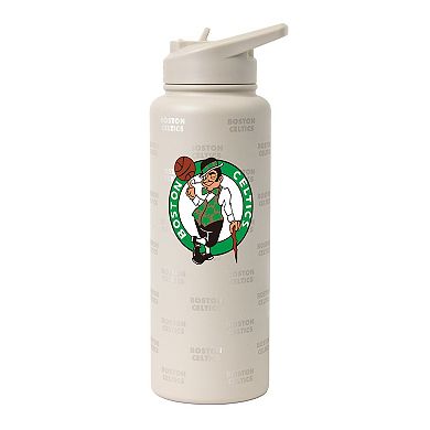 Logo Brands Boston Celtics 34oz. Sand Ghost Quencher Bottle