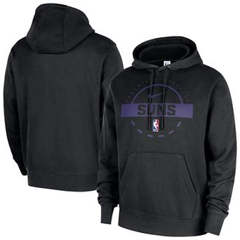 Men's Nike Black Phoenix Suns 2025/26 Authentic Practice Club Pullover Hoodie