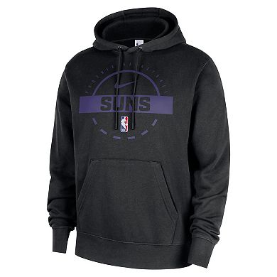 Men's Nike Black Phoenix Suns 2025/26 Authentic Practice Club Pullover Hoodie
