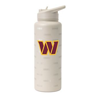 Logo Brands Washington Commanders 34oz. Sand Ghost Quencher Bottle