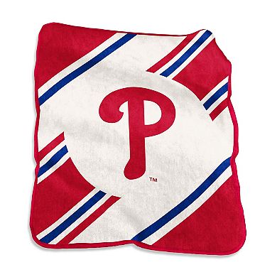 Philadelphia Phillies Raschel Stripe Throw Blanket