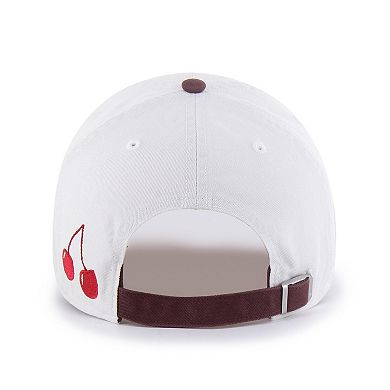 Unisex '47 Stone/Burgundy New York Giants Love Letter Clean Up Adjustable Hat