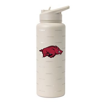 Logo Brands Arkansas Razorbacks 34oz. Sand Ghost Quencher Bottle