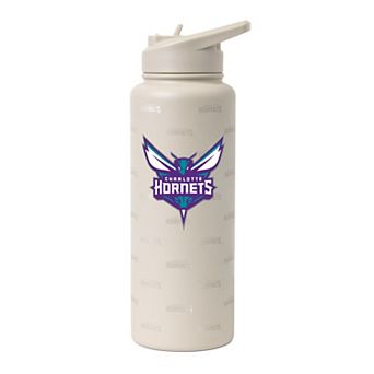 Logo Brands Charlotte Hornets 34oz. Sand Ghost Quencher Bottle