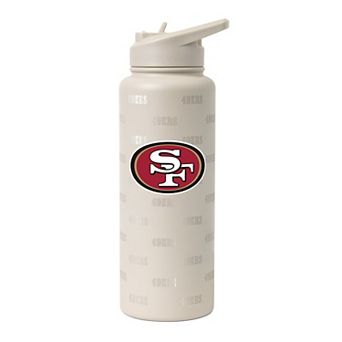 Logo Brands San Francisco 49ers 34oz. Sand Ghost Quencher Bottle
