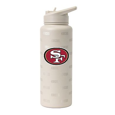 Logo Brands San Francisco 49ers 34oz. Sand Ghost Quencher Bottle