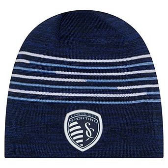 Men's New Era Blue Sporting Kansas City 2026 Kickoff Knit Beanie