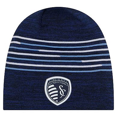 Men's New Era Blue Sporting Kansas City 2026 Kickoff Knit Beanie