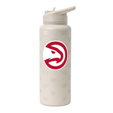Logo Brands Atlanta Hawks 34oz. Sand Ghost Quencher Bottle