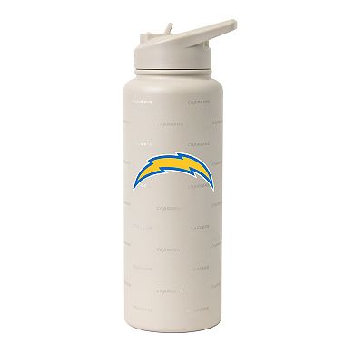 Logo Brands Los Angeles Chargers 34oz. Sand Ghost Quencher Bottle