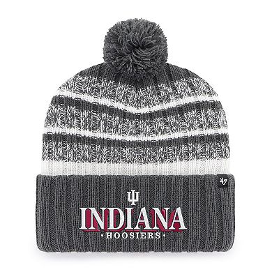 Men's '47 Charcoal Indiana Hoosiers Tavern Cuffed Knit Hat