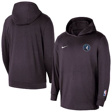Men's Nike Black Minnesota Timberwolves Authentic Practice Yoga Restore Dri-Fit Pullover Hoodie