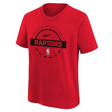Youth Nike Red Toronto Raptors Practice T-Shirt