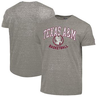 Men's Champion Gray Texas A&M Aggies Ol' Sarge Basketball Tri-Blend T-Shirt