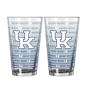 Logo Brands Kentucky Wildcats Two-Pack Chant Fade 16oz. Pint Glass Set