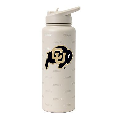 Logo Brands Colorado Buffaloes 34oz. Sand Ghost Quencher Bottle