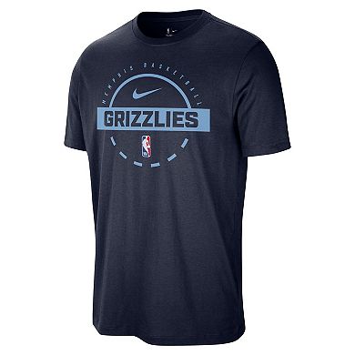 Men's Nike Navy Memphis Grizzlies Authentic Practice T-Shirt