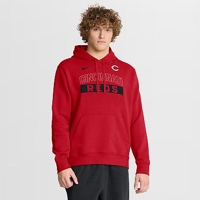 Men's Nike Red Cincinnati Reds Primetime Club Hoodie