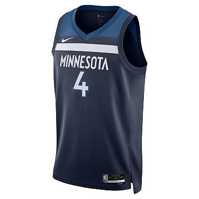 Unisex Nike Rob Dillingham Navy Minnesota Timberwolves Swingman Jersey - Icon Edition