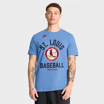 Men's Nike Light Blue St. Louis Cardinals Cooperstown Collection T-Shirt