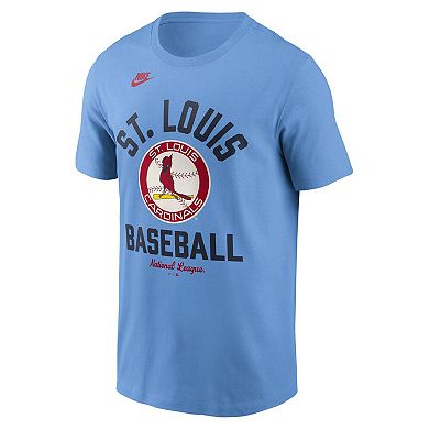 Men's Nike Light Blue St. Louis Cardinals Cooperstown Collection T-Shirt
