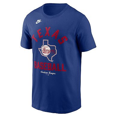 Men's Nike Royal Texas Rangers Cooperstown Collection T-Shirt