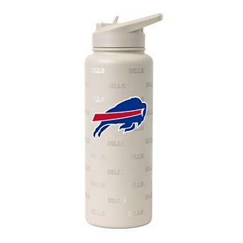 Logo Brands Buffalo Bills 34oz. Sand Ghost Quencher Bottle