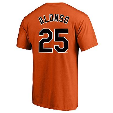 Men's Profile Pete Alonso Orange Baltimore Orioles Big & Tall Name & Number T-Shirt