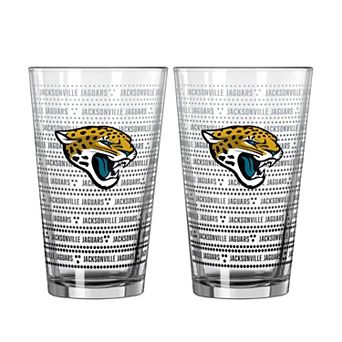 Logo Brands Jacksonville Jaguars Two-Pack Chant Fade 16oz. Pint Glass Set