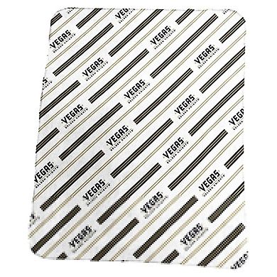 "Logo Brands Vegas Golden Knights 50"" x 60"" Classic Vertical Stripe Fleece Throw Blanket"