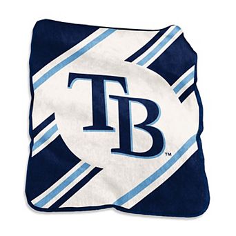Tampa Bay Rays Raschel Stripe Throw Blanket