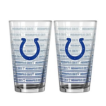 Logo Brands Indianapolis Colts Two-Pack Chant Fade 16oz. Pint Glass Set