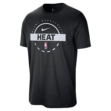 Men's Nike Black Miami Heat Authentic Practice T-Shirt