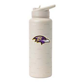 Logo Brands Baltimore Ravens 34oz. Sand Ghost Quencher Bottle