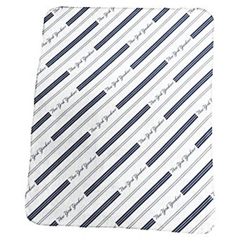 New York Yankees Classic Vertical Stripe Fleece Throw Blanket