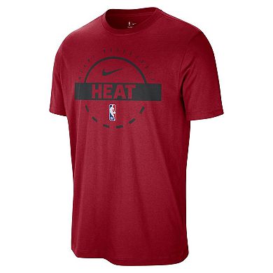 Men's Nike Red Miami Heat Authentic Practice T-Shirt