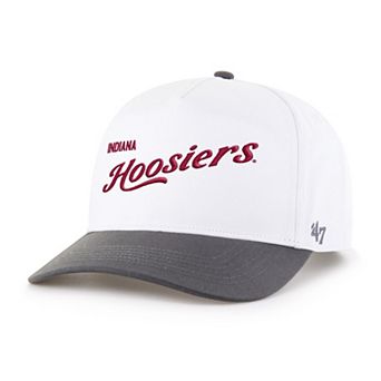 Men's '47 White Indiana Hoosiers Two-Tone Hitch Adjustable Hat