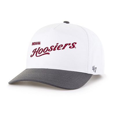 Men's '47 White Indiana Hoosiers Two-Tone Hitch Adjustable Hat