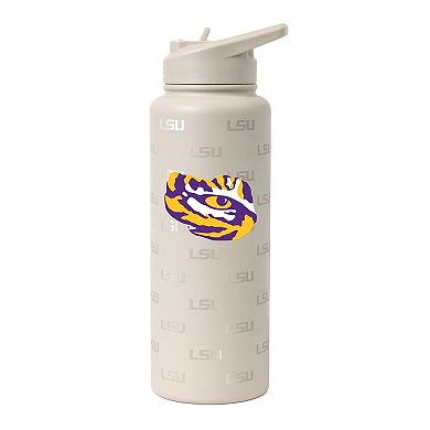 Logo Brands LSU Tigers 34oz. Sand Ghost Quencher Bottle