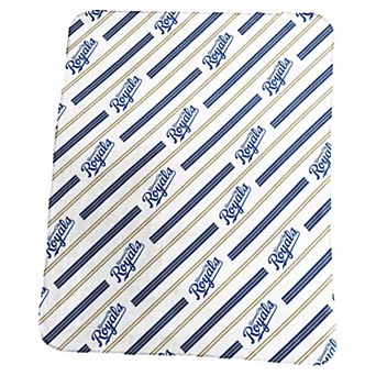 Kansas City Royals Classic Vertical Stripe Fleece Throw Blanket