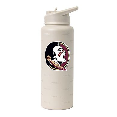 Logo Brands Florida State Seminoles 34oz. Sand Ghost Quencher Bottle