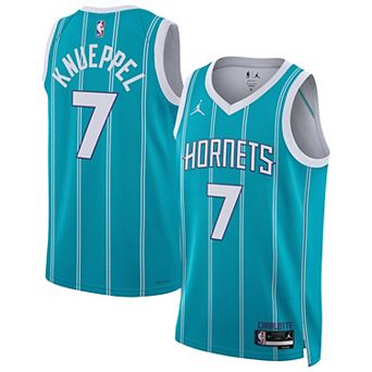 Unisex Nike Kon Knueppel Teal Charlotte Hornets Swingman Jersey - Icon Edition