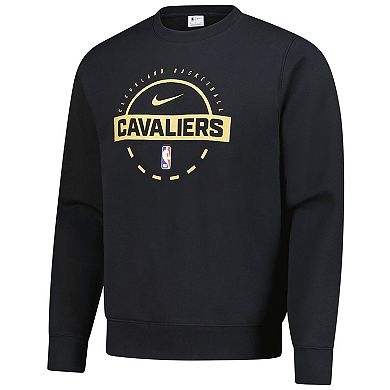 Men's Nike Black Cleveland Cavaliers 2025/26 Authentic Practice Club Sweatshirt
