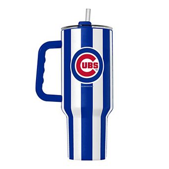 Logo Brands Chicago Cubs 40oz Vertical Stripe Powder Coat Tumbler