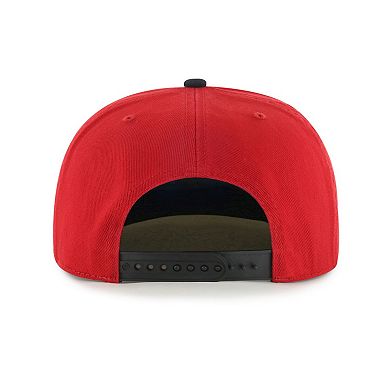 Men's '47 Red Georgia Bulldogs Burnside Captain Adjustable Hat