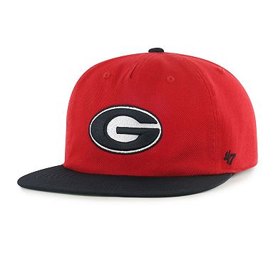 Men's '47 Red Georgia Bulldogs Burnside Captain Adjustable Hat