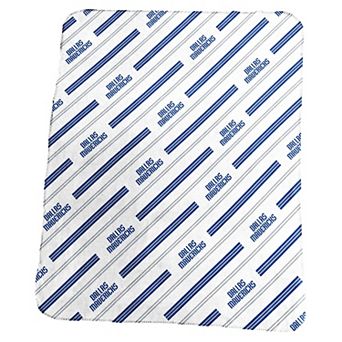 Dallas Mavericks Classic Vertical Stripe Fleece Throw Blanket