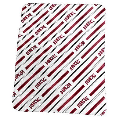 Arizona Diamondbacks Classic Vertical Stripe Fleece Throw Blanket