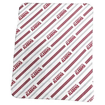 Alabama Crimson Tide Classic Vertical Stripe Fleece Throw Blanket